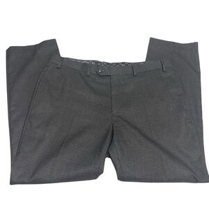 Lauren Ralph Lauren Pants Men 36x30 Gray Brown Black HOUNDSTOOTH Straight Dress